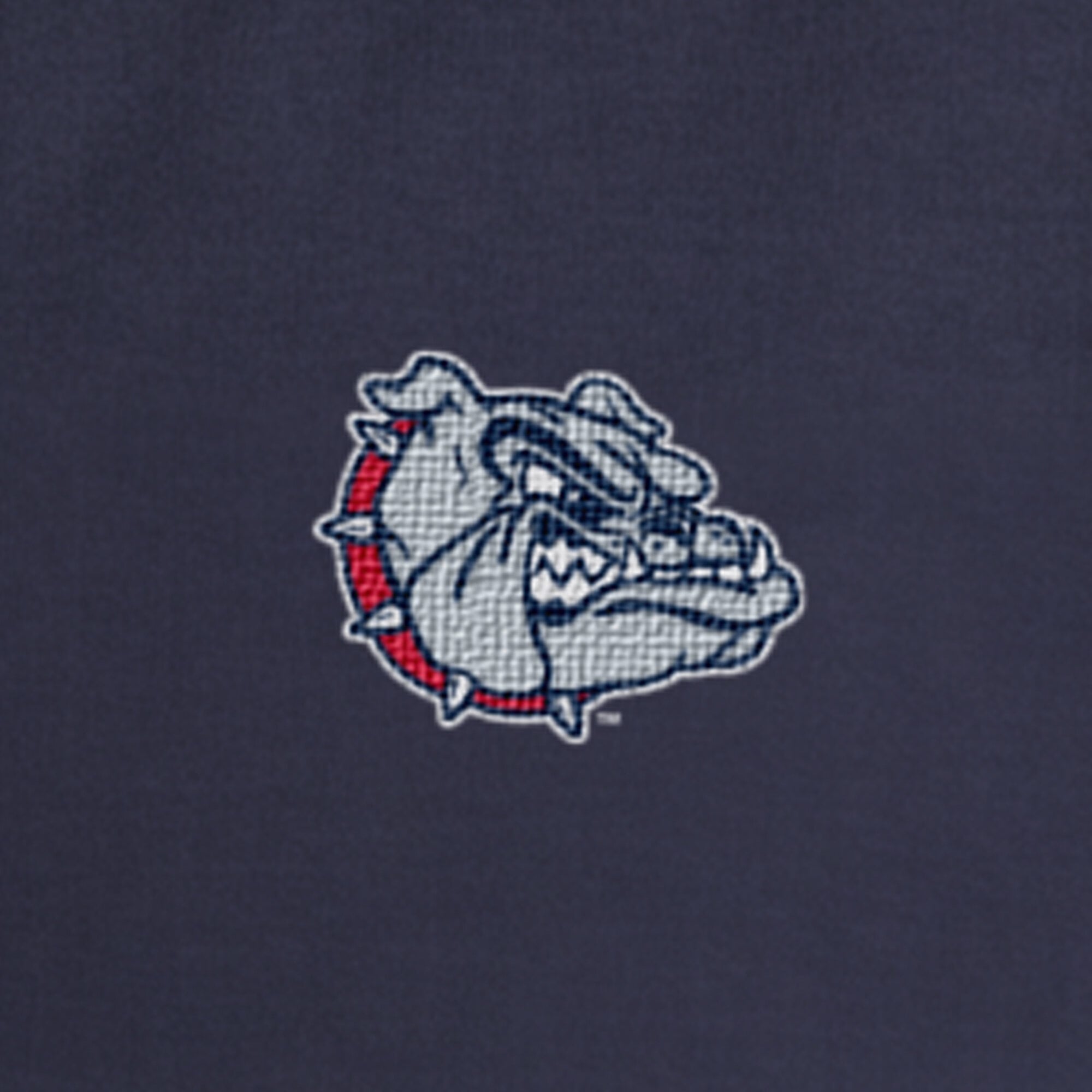 Men's Champion Navy Gonzaga Bulldogs Quarter-Zip Fleece Pullover
