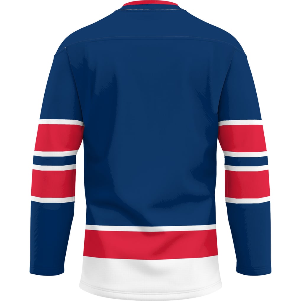 Maillot Hockey Monkey Bulldog #15 - Taille XL Homme, Bleu, Manches Longues, Parfait état