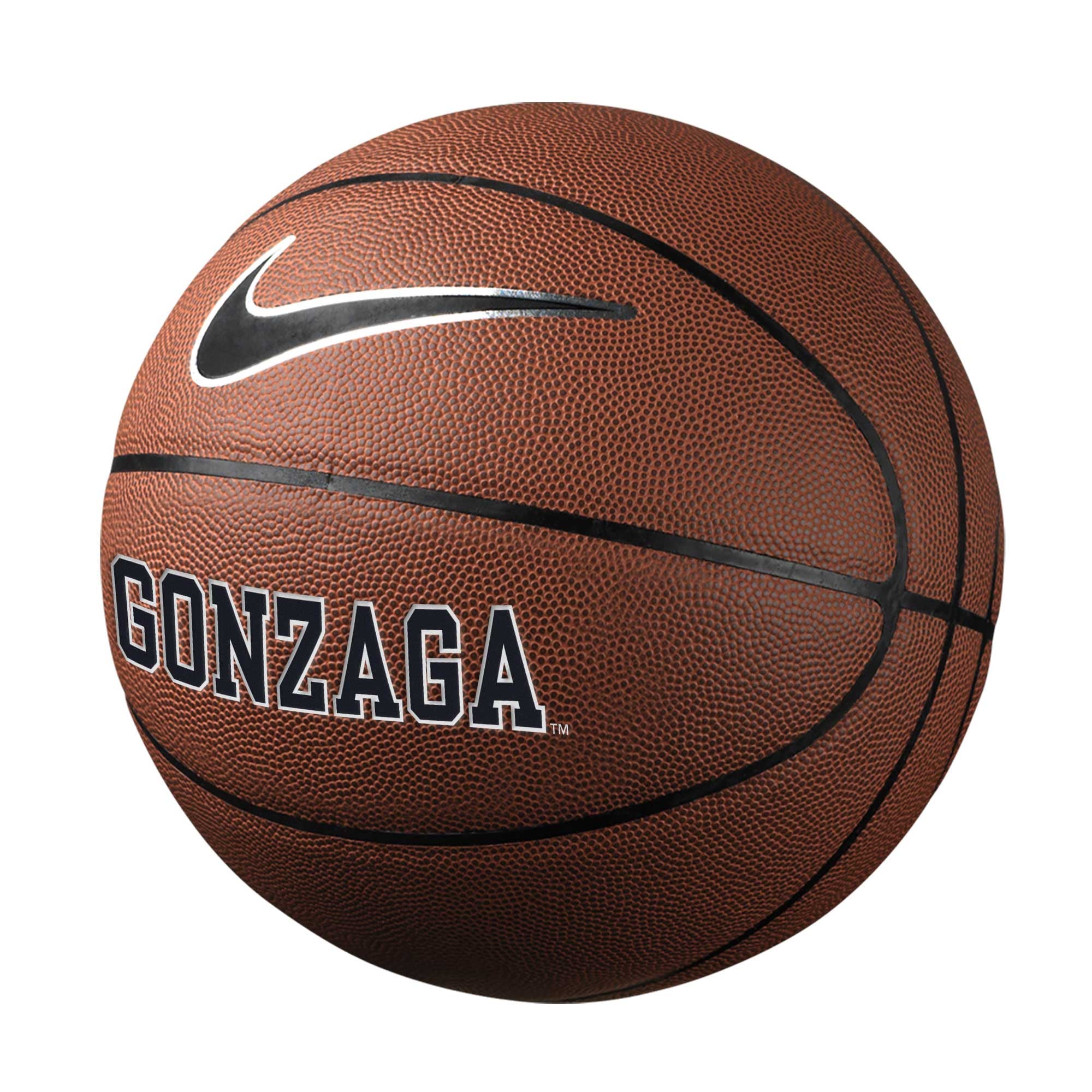 Ballon de basket réplique de l'équipe Nike Gonzaga Bulldogs