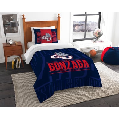 Gonzaga Bulldogs The Northwest Company Modern Take Twin Comforter Set