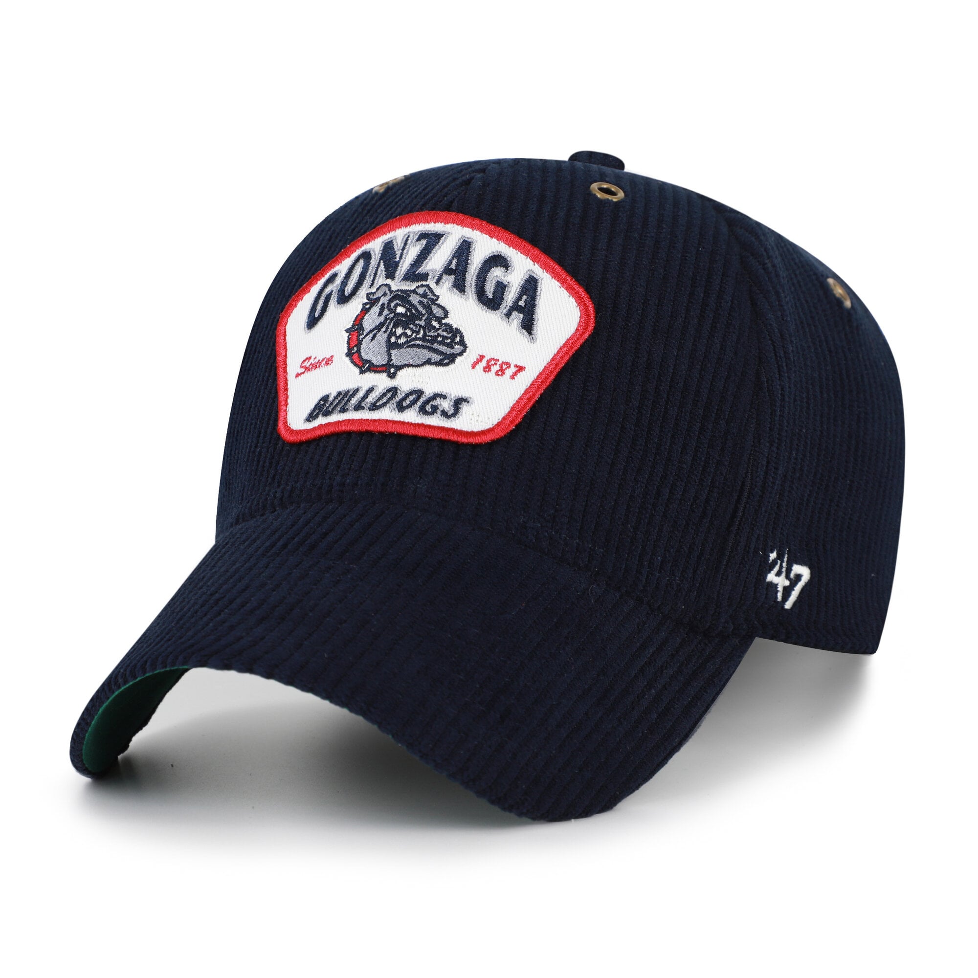 Casquette unisexe ajustable '47 Navy Gonzaga Bulldogs Accordia en velours côtelé MVP