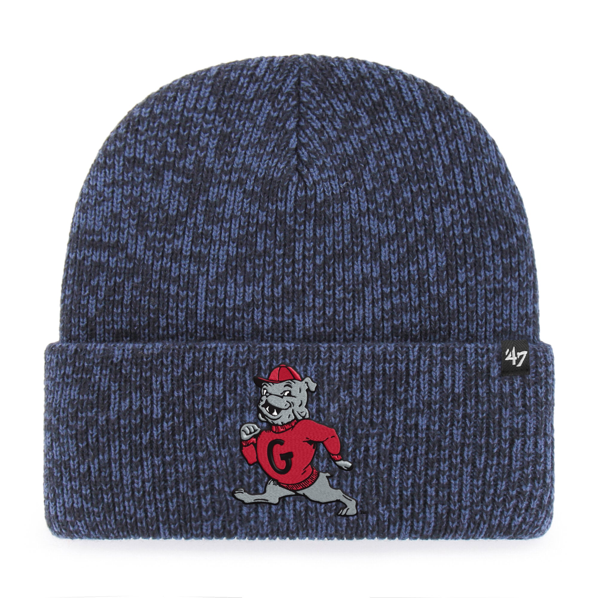 Bonnet unisexe à revers « Brain Freeze » bleu marine Gonzaga Bulldogs, modèle 47