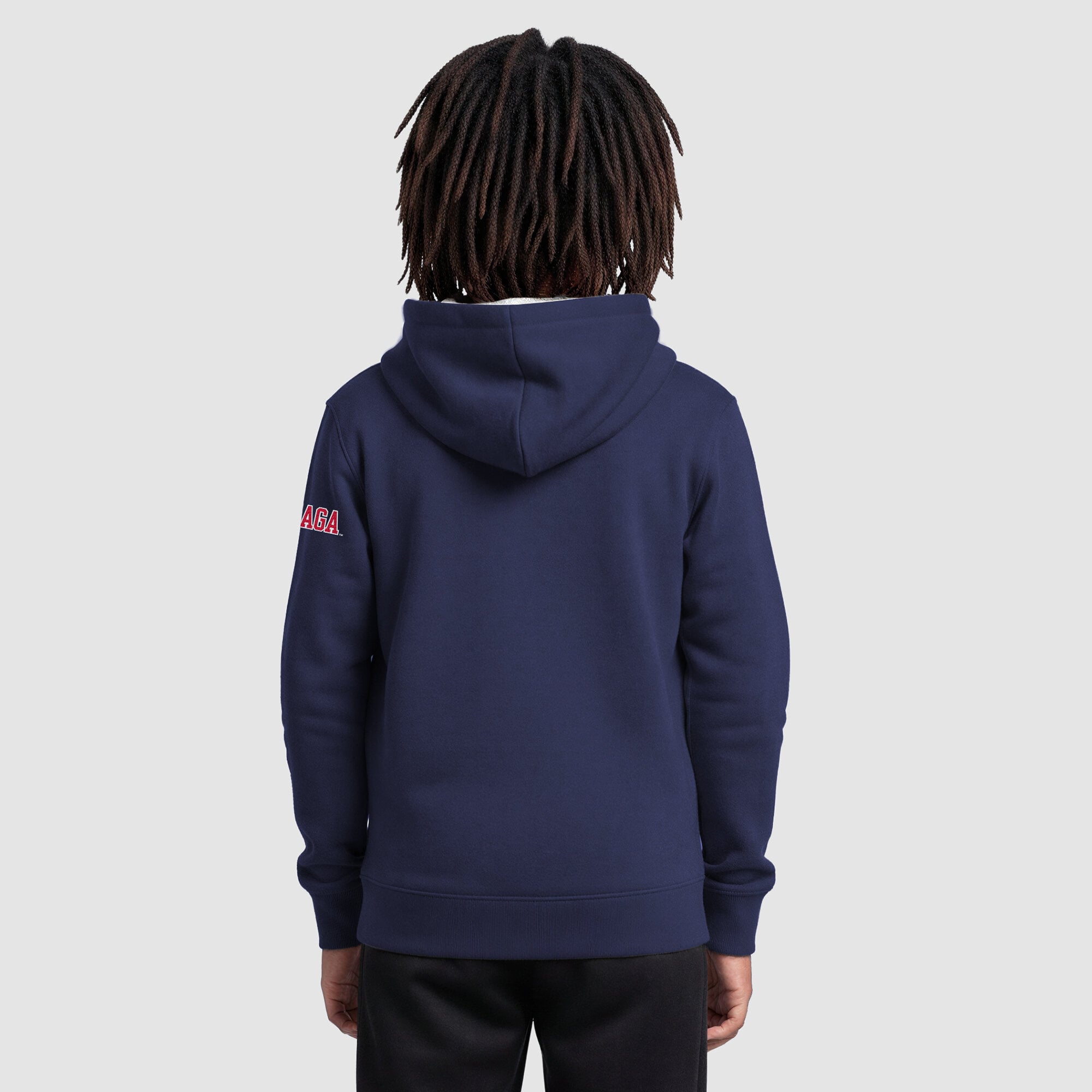Youth Champion  Navy Gonzaga Bulldogs Fleece Hoodie