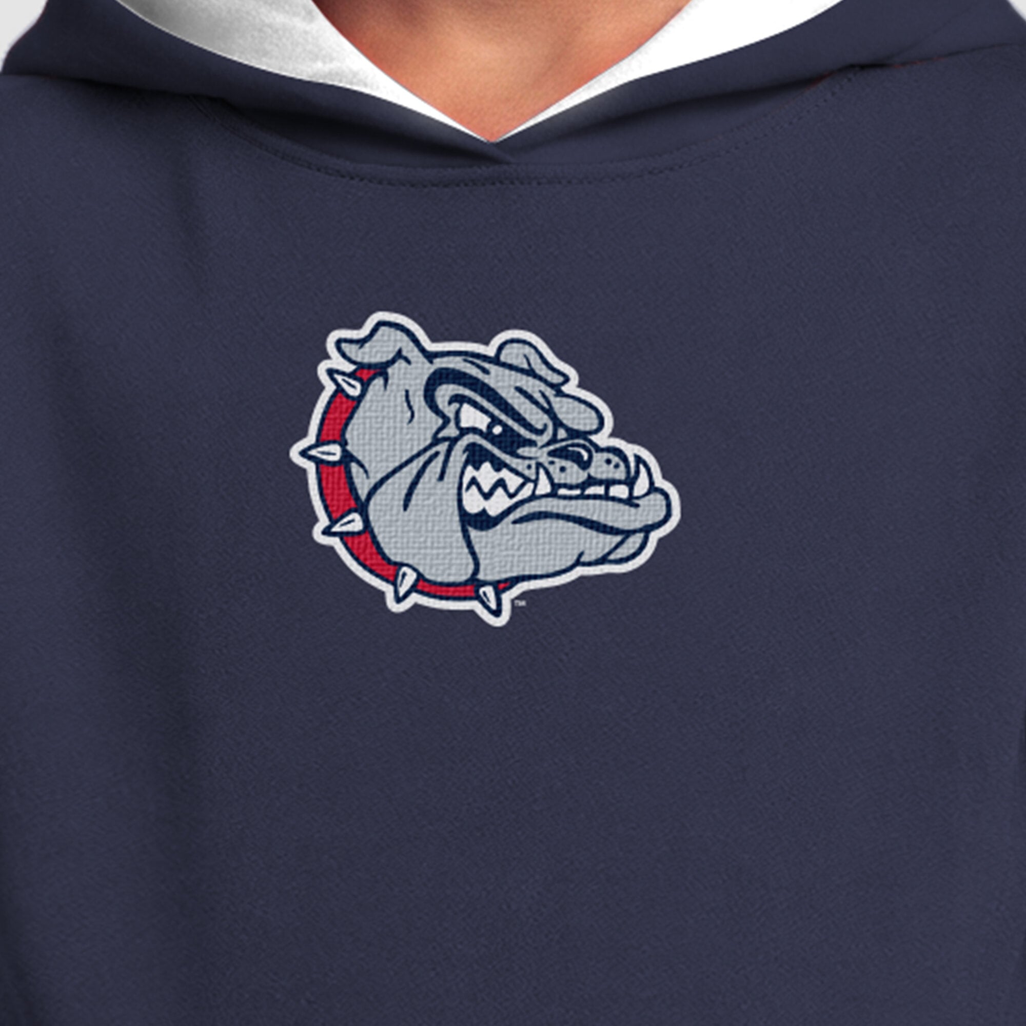 Youth Champion  Navy Gonzaga Bulldogs Fleece Hoodie