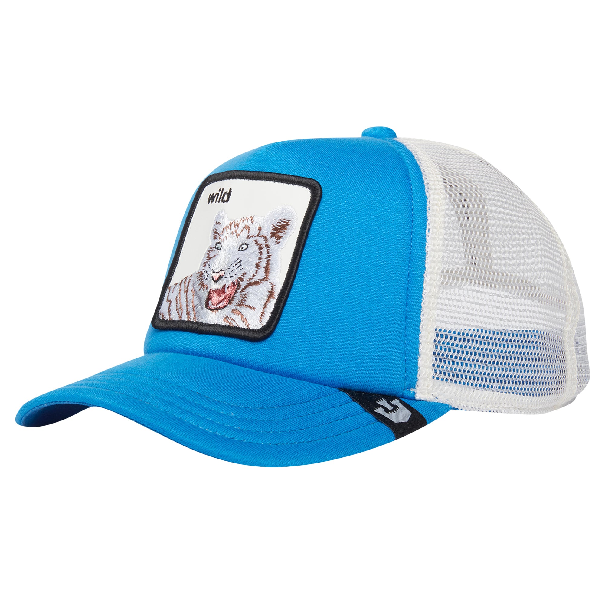 GOORIN BROS // light blue stripe silver rhinestone embellished charm bucket hat Goorin Bros Husky Trucker Hat – DTLR main image 3