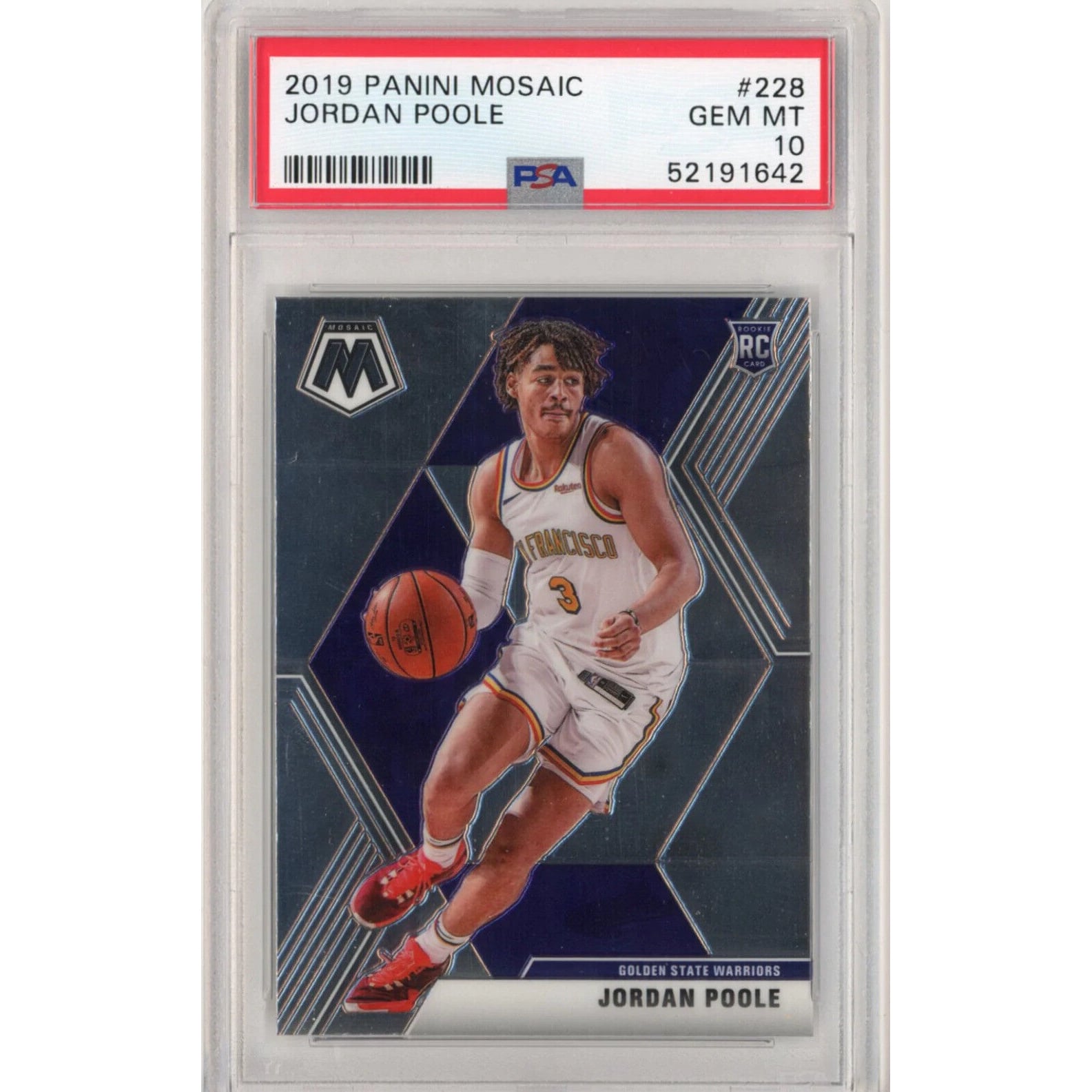 2019 Jordan Poole Rookie Patch 14/25 トレーディングカード