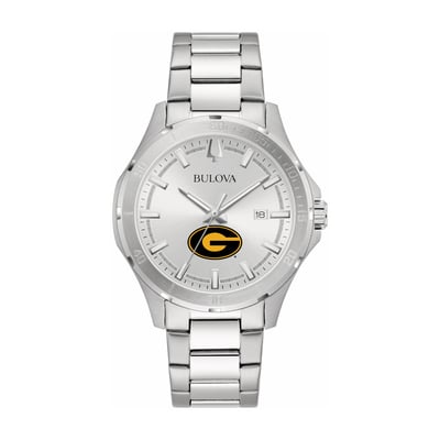 Grambling Tigers Bulova Stainless Steel Classic Sport Watch - Silver