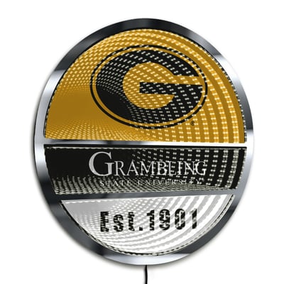 Grambling Tigers Three-Cell Circular Infinity Light