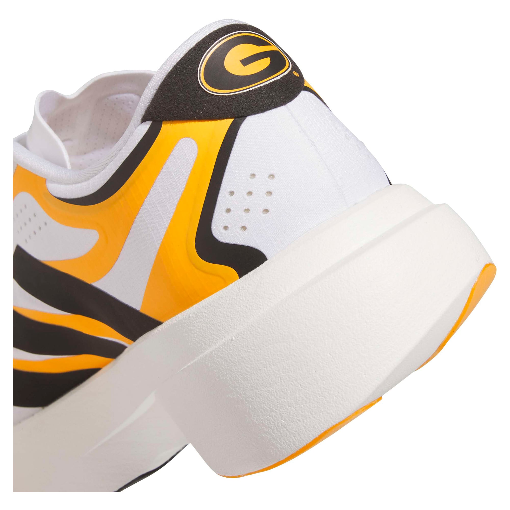 Unisex adidas White Grambling Tigers Adizero EVO SL EXO Sneakers