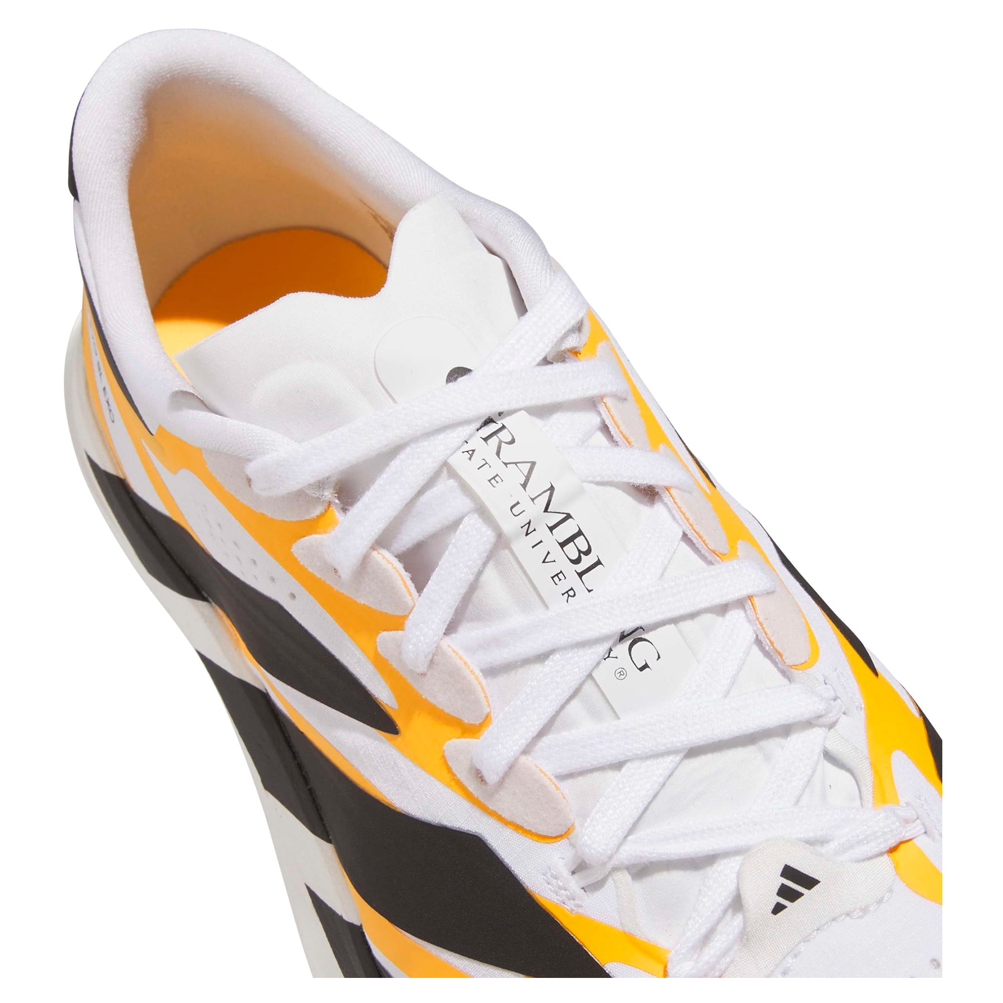 Unisex adidas White Grambling Tigers Adizero EVO SL EXO Sneakers