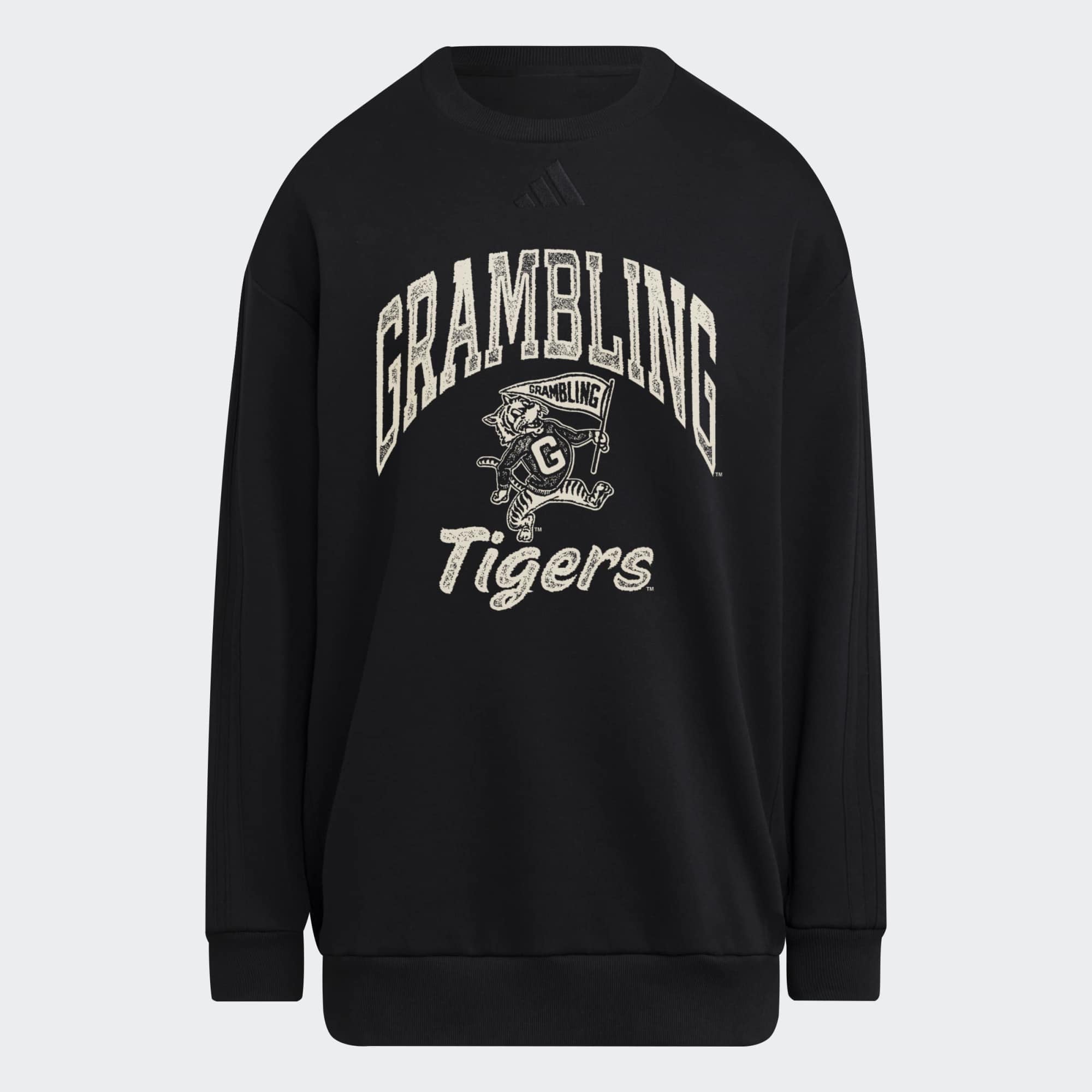 Sweat-shirt adidas Grambling Tigers Soft Lux noir pour femme