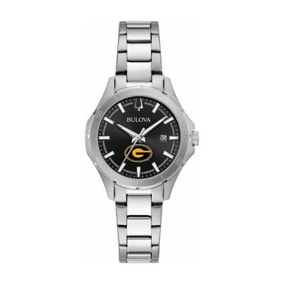 Grambling Tigers Bulova Women's Stainless Steel Classic Sport Watch - Black