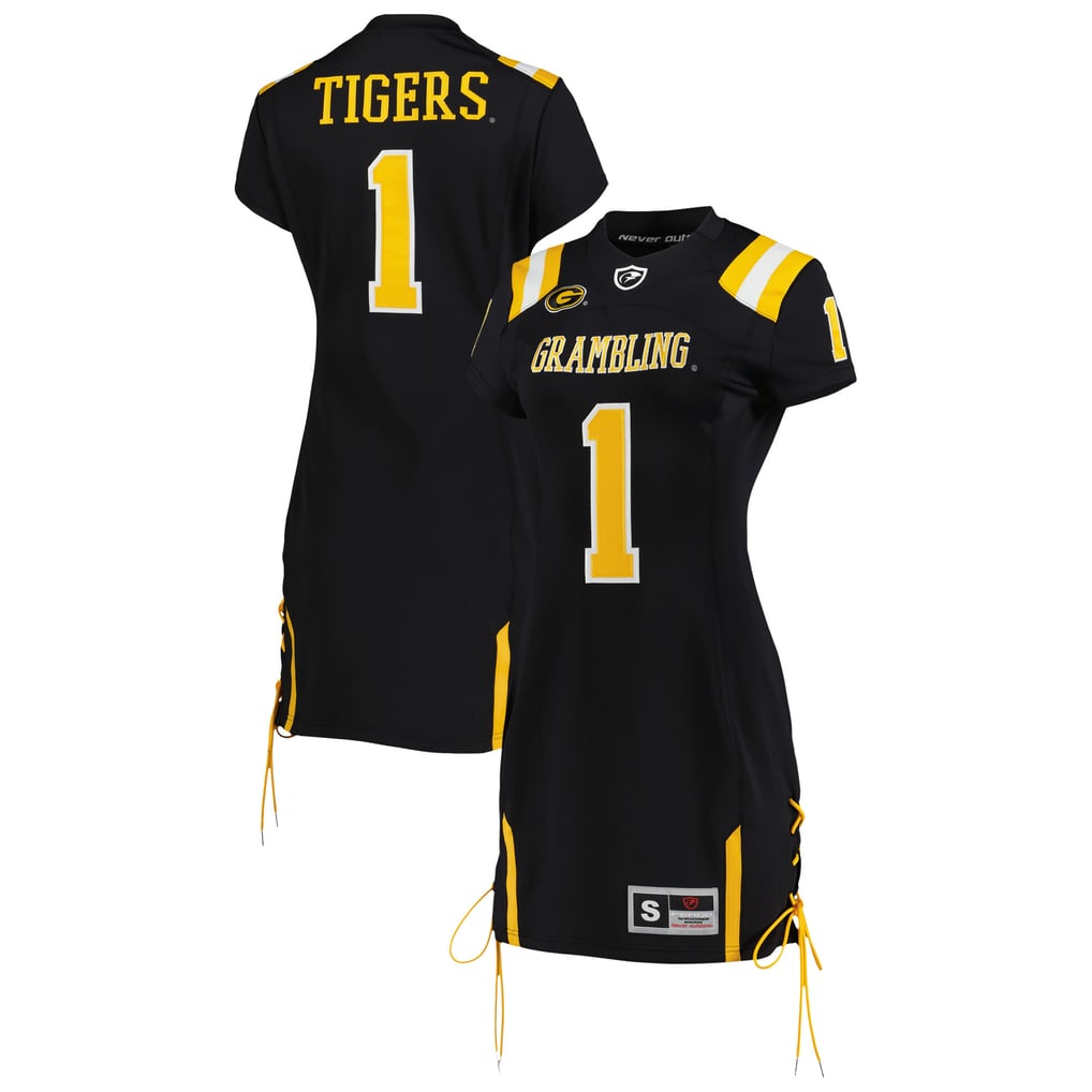 black football jersey dress Women's Fergo Grambling Tigers DY2-3G