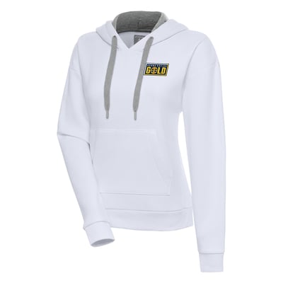 Grand Rapids Gold Antigua Women's Victory Pullover Hoodie - White