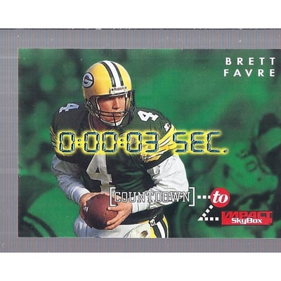 1995 SkyBox Impact Countdown #C9 Brett Favre