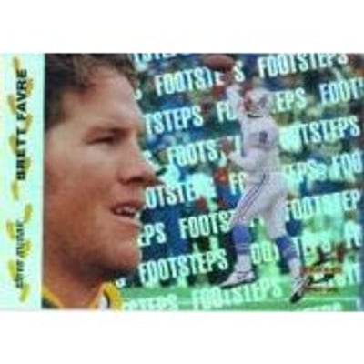 1996 Score Footsteps #9 S.McNair/B.Favre