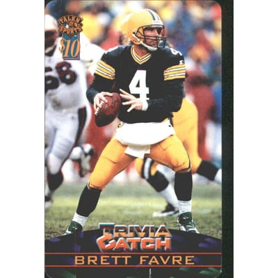 1997 Score Board Talk N' Sports Phone Cards $10 #1 Brett Favre