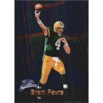 1998 Fleer Brilliants Blue #21 Brett Favre