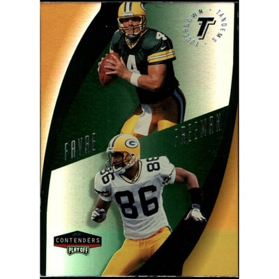1998 Playoff Contenders Touchdown Tandems #1 B.Favre/A.Freeman