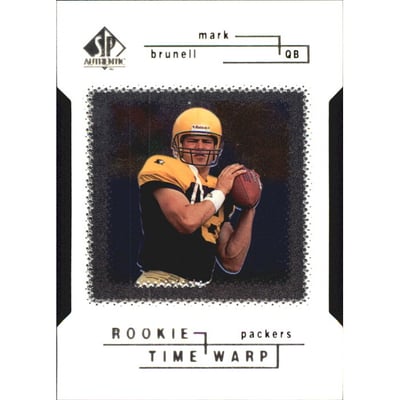 1998 SP Authentic Die Cuts #39 Mark Brunell TW
