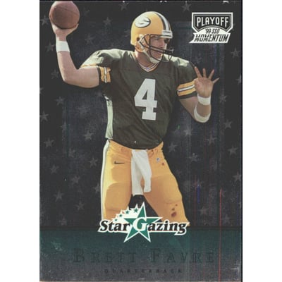 1999 Playoff Momentum SSD Star Gazing #SG45 Brett Favre