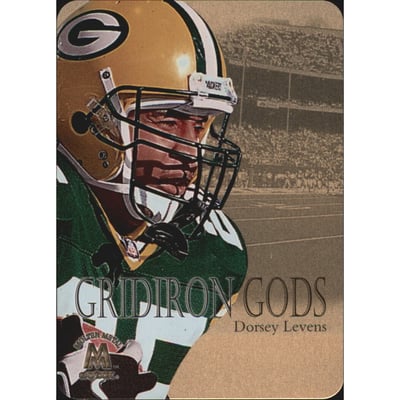 1999 SkyBox Molten Metal Gridiron Gods Gold #GG10 Dorsey Levens