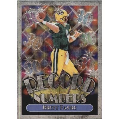 1999 Topps Chrome Record Numbers #RN6 Brett Favre