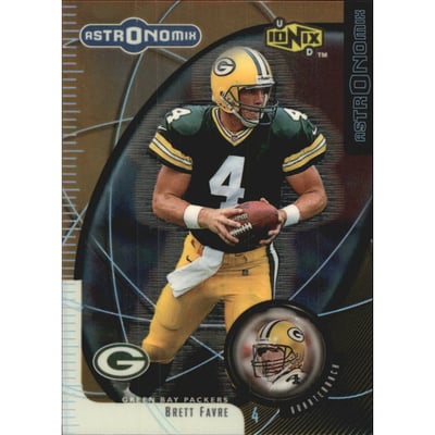 1999 UD Ionix Astronomix #A7 Brett Favre