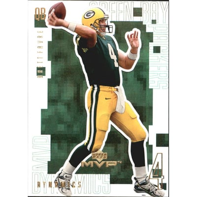 1999 Upper Deck MVP Dynamics #D15 Brett Favre