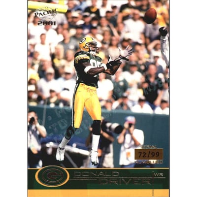 2001 Pacific Hobby LTD #161 Donald Driver