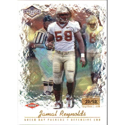 2001 Pacific Impressions Premiere Date #173 Jamal Reynolds