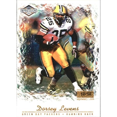 2001 Pacific Impressions Premiere Date #52 Dorsey Levens