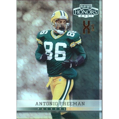 2001 Playoff Honors X's and O's #77 Antonio Freeman/90