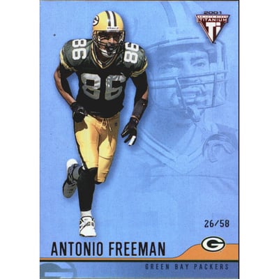 2001 Titanium Red #50 Antonio Freeman