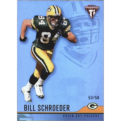 2001 Titanium Red #52 Bill Schroeder
