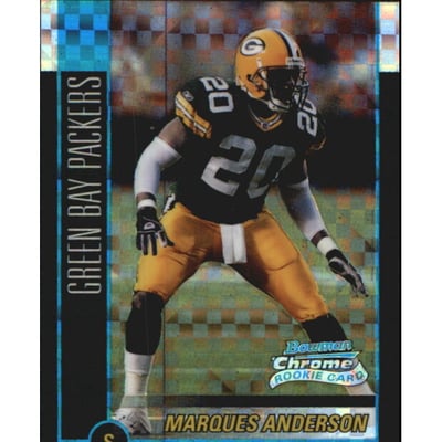 2002 Bowman Chrome Xfractors #169 Marques Anderson