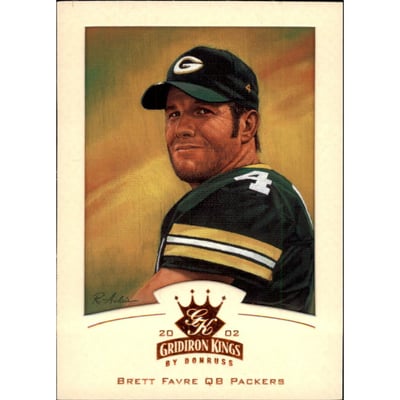2002 Gridiron Kings Bronze #30 Brett Favre
