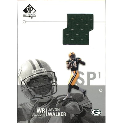 2002 SP Authentic Threads #AT1JW Javon Walker
