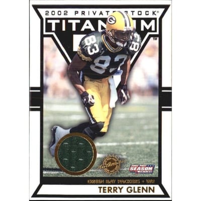 2002 Titanium Post Season #93 Terry Glenn JSY