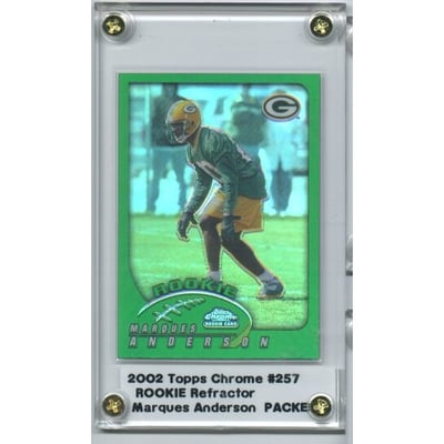 2002 Topps Chrome Refractors #257 Marques Anderson