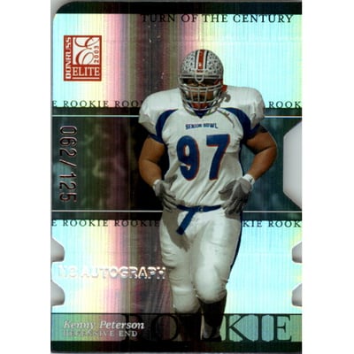 2003 Donruss Elite Turn of the Century Autographs #167 Kenny Peterson No AU