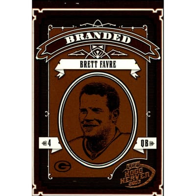 2003 Playoff Hogg Heaven Branded #B4 Brett Favre