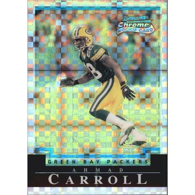2004 Bowman Chrome Xfractors #194 Ahmad Carroll