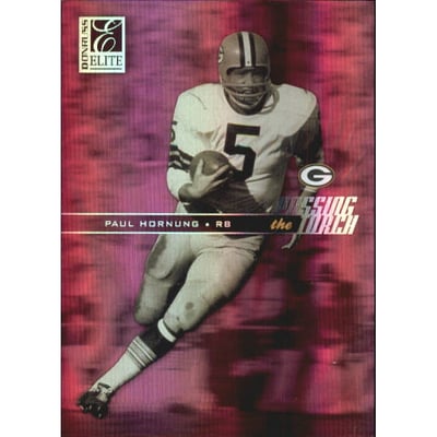 2004 Donruss Elite Passing the Torch #PT26 Ahman Green/Paul Hornung