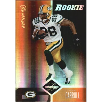 2004 Leaf Limited Bronze Spotlight #151 Ahmad Carroll