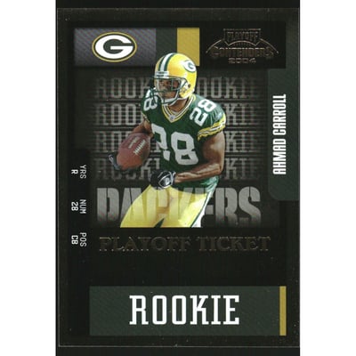 2004 Playoff Contenders Playoff Ticket #102 Ahmad Carroll
