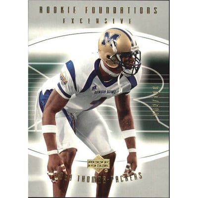 2004 Upper Deck Foundations Exclusive Gold #198 Joey Thomas