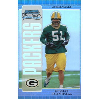 2005 Bowman Chrome Blue Refractors #173 Brady Poppinga
