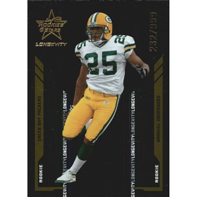 2005 Leaf Rookies and Stars Longevity Parallel #196 Marviel Underwood