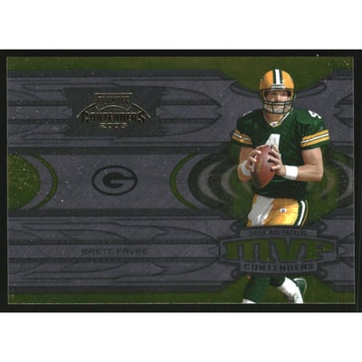 2005 Playoff Contenders MVP Contenders Gold #2 Brett Favre